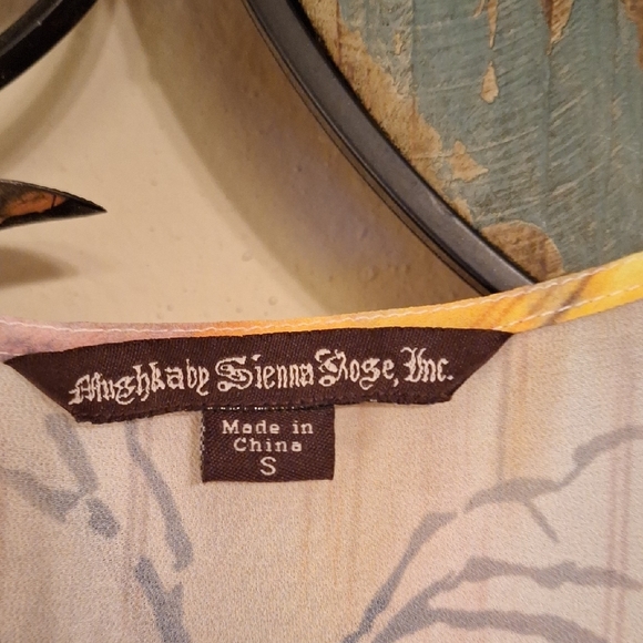 Sienna Rose Multicolor Blouse with Fringe. Excellent Condition NWOT Size Small - Picture 7 of 9